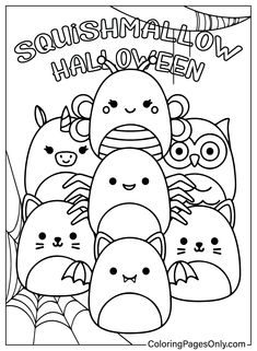 Squishmallow halloween coloring pages ideas halloween coloring pages halloween coloring coloring pages