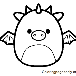 Squishmallow coloring pages printable for free download