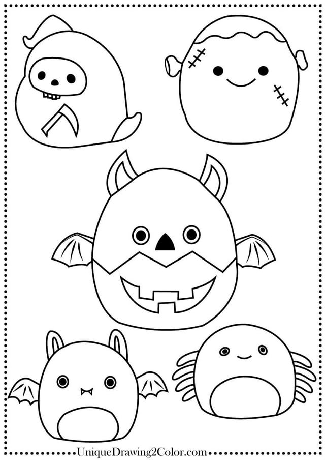 Squishmallow coloring pages rsquishmallows