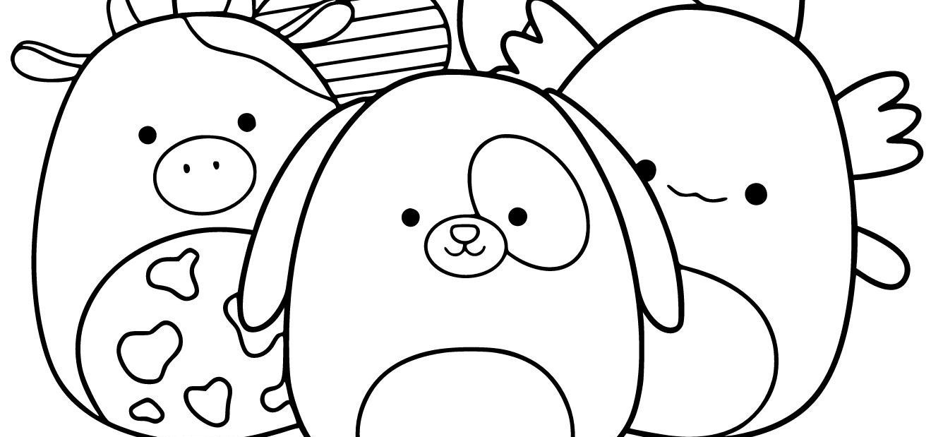 Discover the joy of squishmallows coloring pages