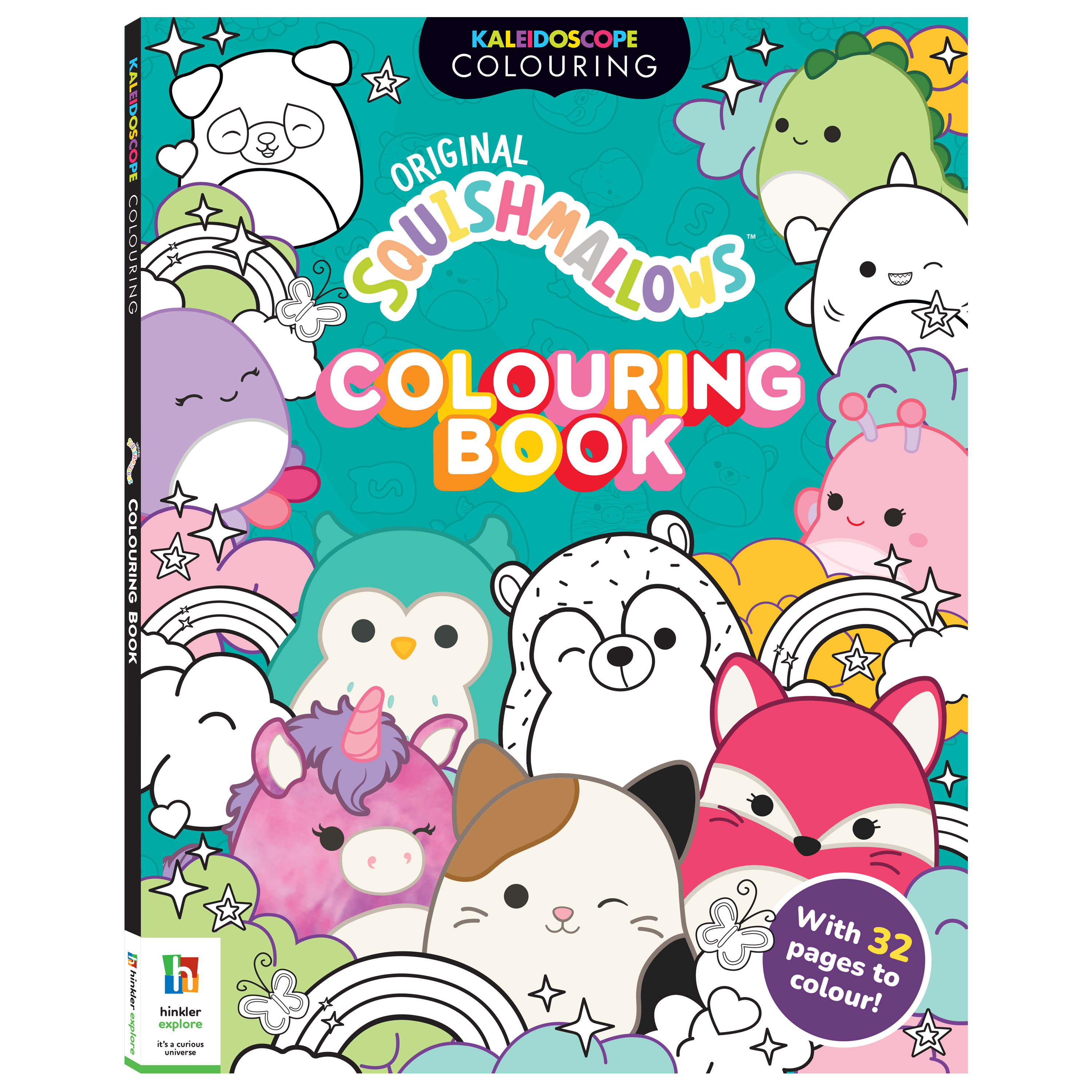 Kaleidoscope the original squishmallows colouring book