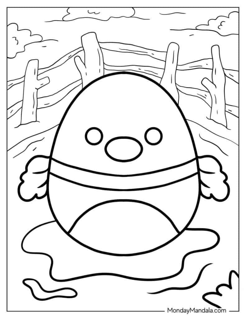 Squishmallow coloring pages free pdf printables