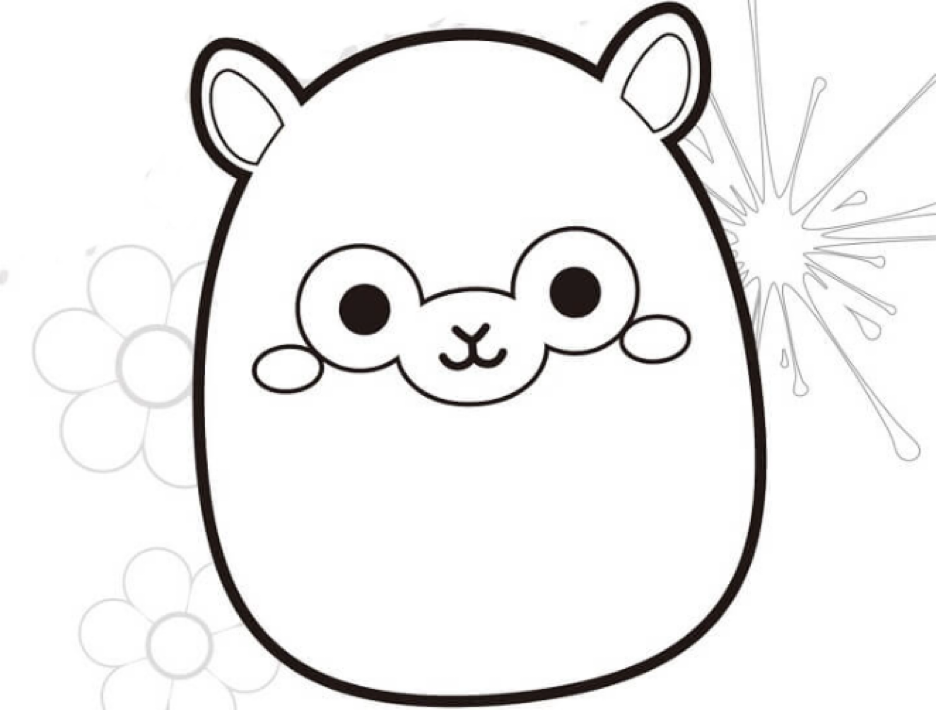 Squishmallow coloring pages