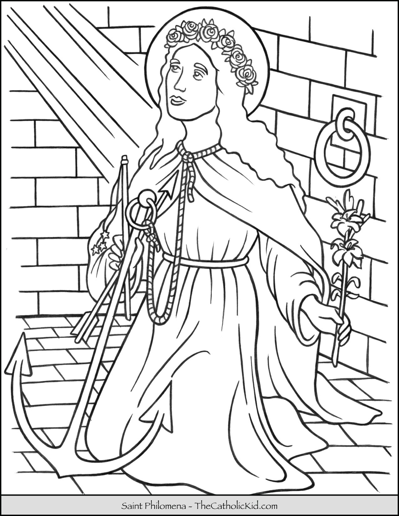 Free printable catholic coloring pages for kids