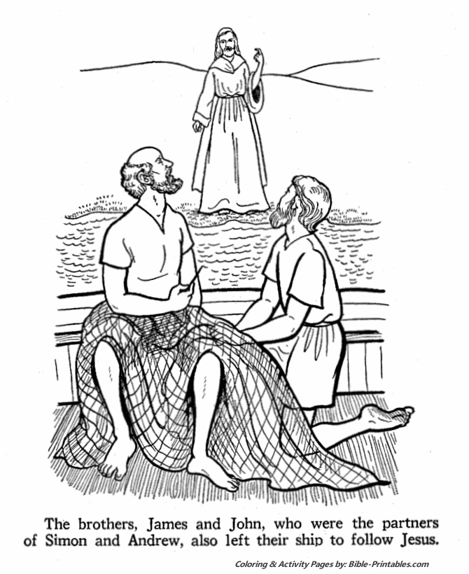 The apostles coloring pages