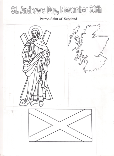 St andrews day november th teaching resources