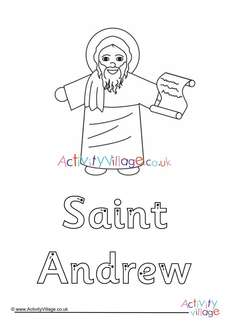 Saint andrew finger tracing