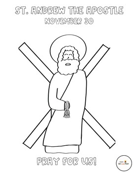 Apostles coloring page tpt