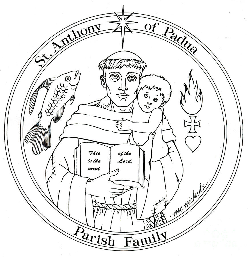 St anthony of padua by william hart mcnichols