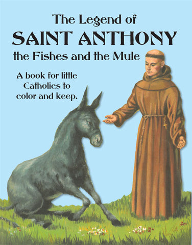 Legend of st anthony coloring book â dumb ox publications
