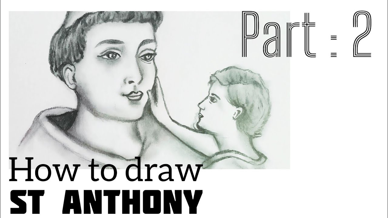 St anthony coloring pages and drawing