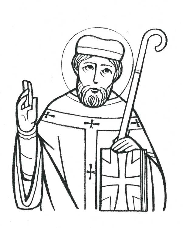 Saints coloring pages