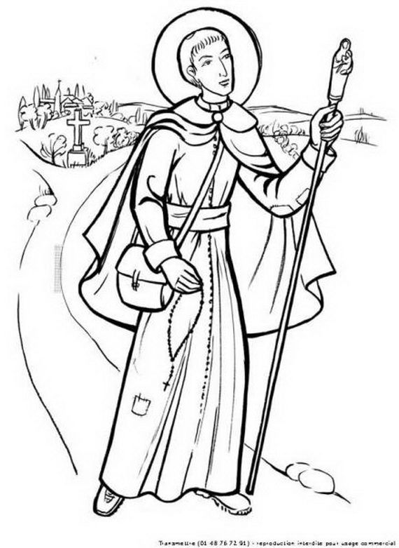 St francis of assisi coloring pages for catholic kids