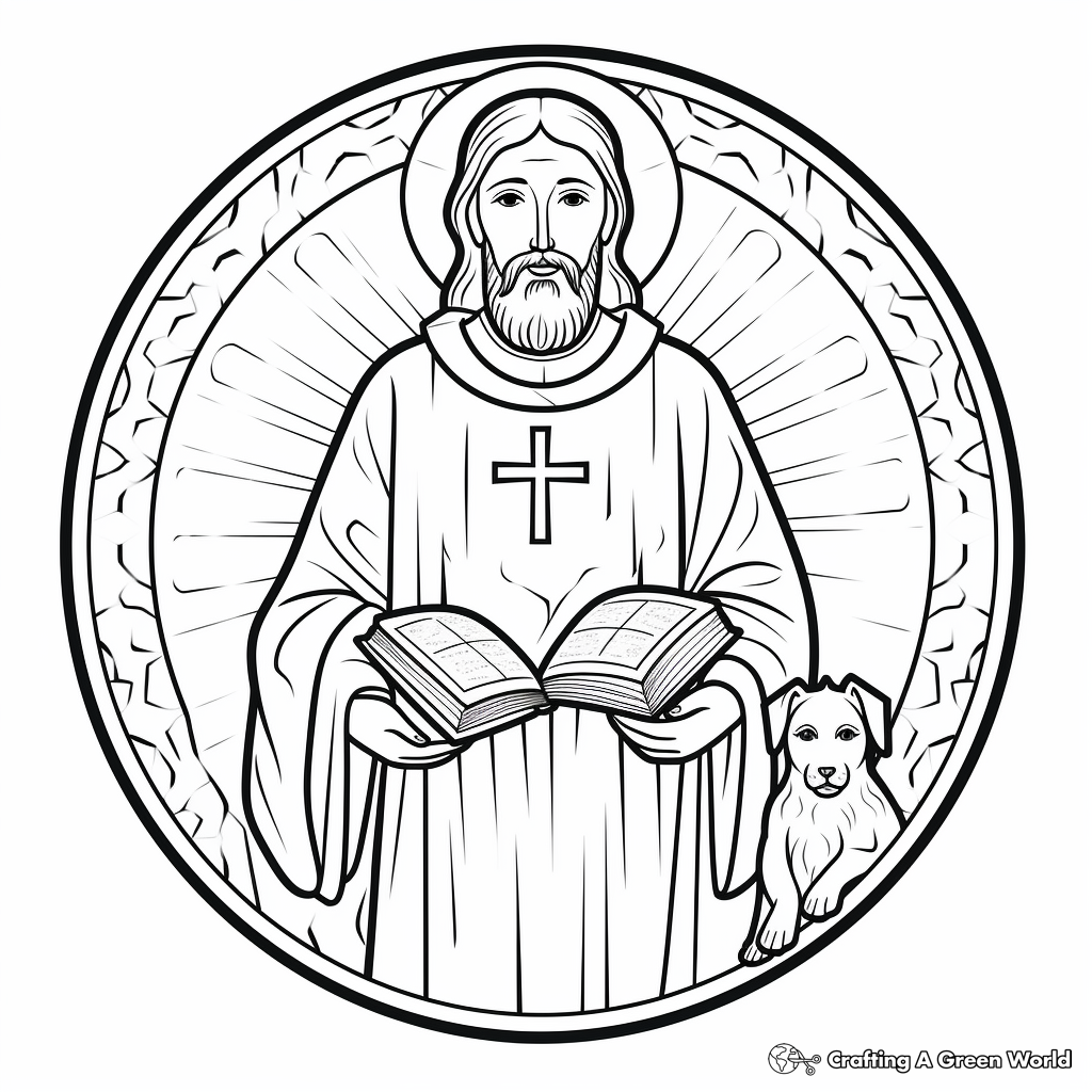 All saints day coloring pages