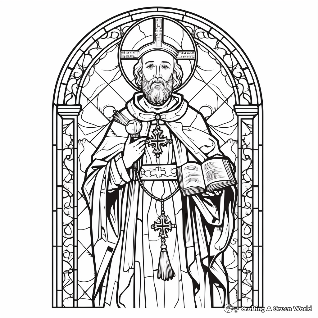 All saints day coloring pages