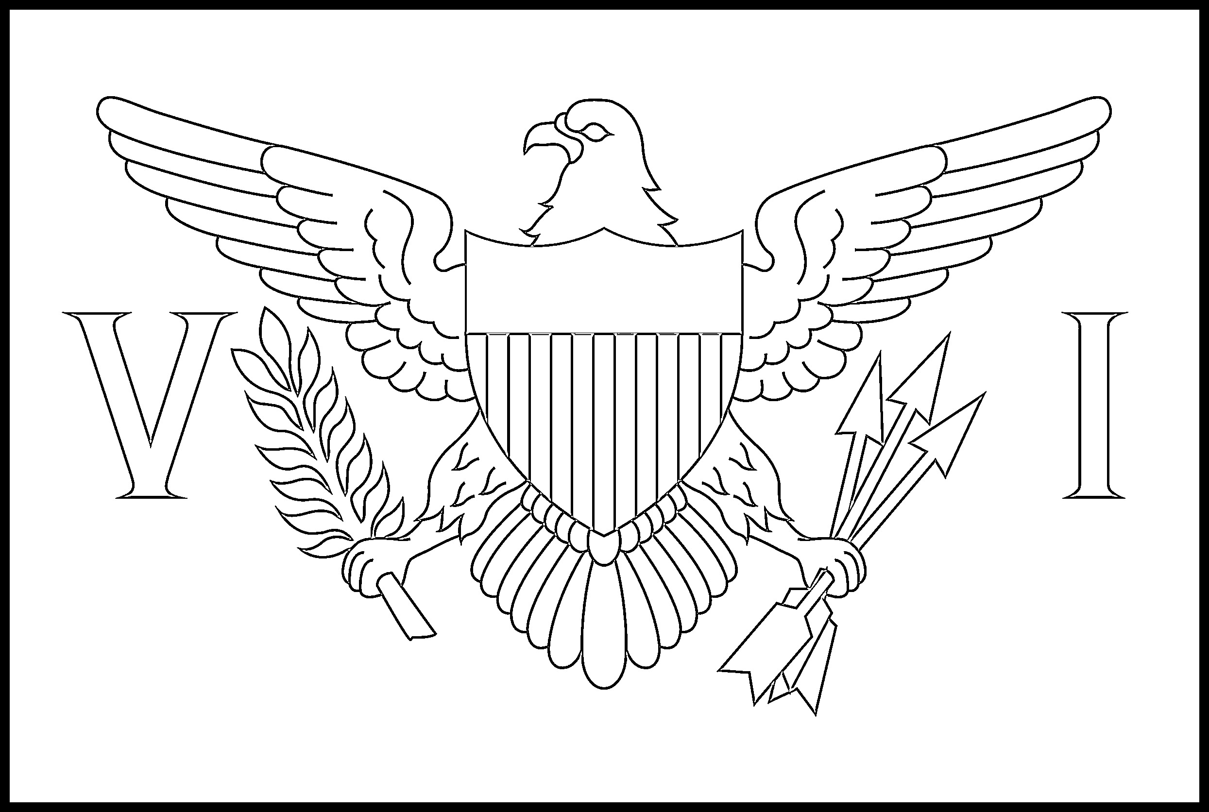 United states virgin islands flag colouring page â flags web