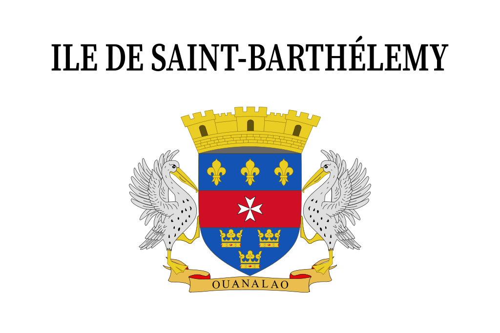 Saint barthãlemy unofficial flag color codes