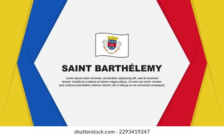 Flag saint barthelemy stock photos