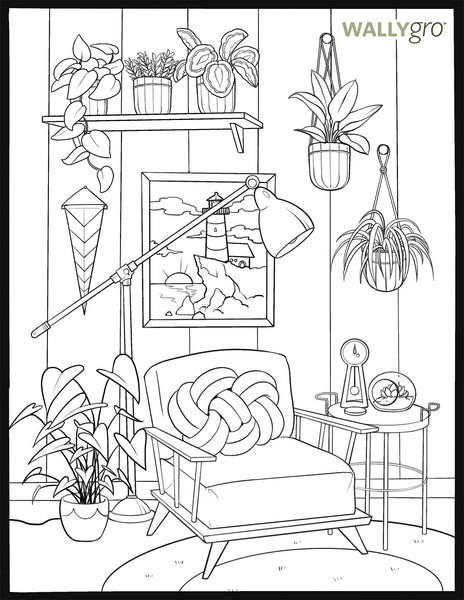 Activity relaxing coloring book pages loop â