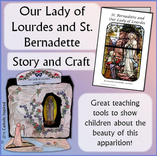 Our lady of lourdes st bernadette booklet and craft â pdf download