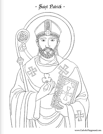 Saints coloring pages â catholic playground