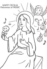Coloring book about the saints by emma mckean