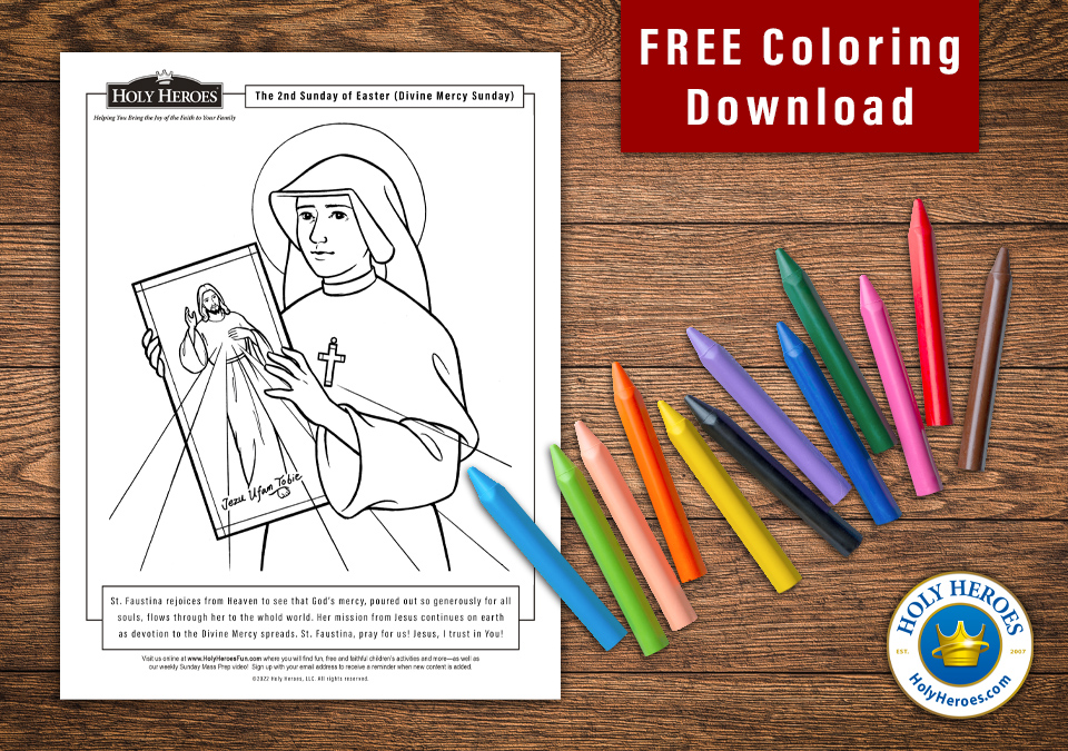 Ways to celebrate divine mercy sunday free coloring download