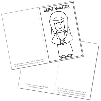 Saint faustina l mini book in formats catholic resource tpt