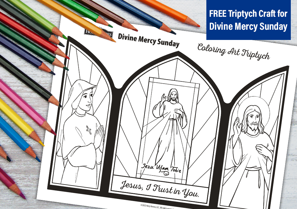 Divine mercy triptych craft free download