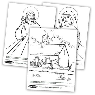 Saint faustina and divine mercy coloring book st faustina coloring books faustina kowalska