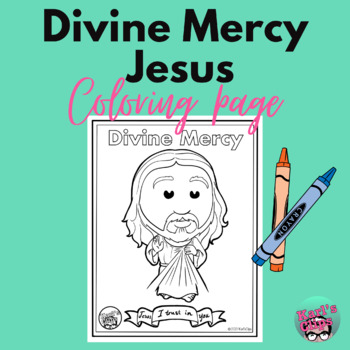 Divine mercy jesus revealed to saint faustina catholic coloring page