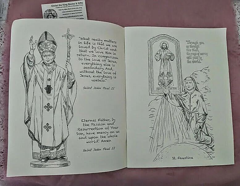 National shrine of the divine mercy official coloring book