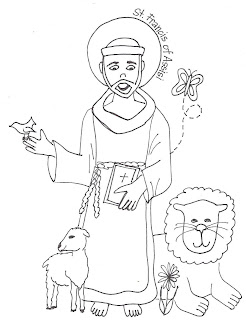 Look to him and be radiant saints coloring pages