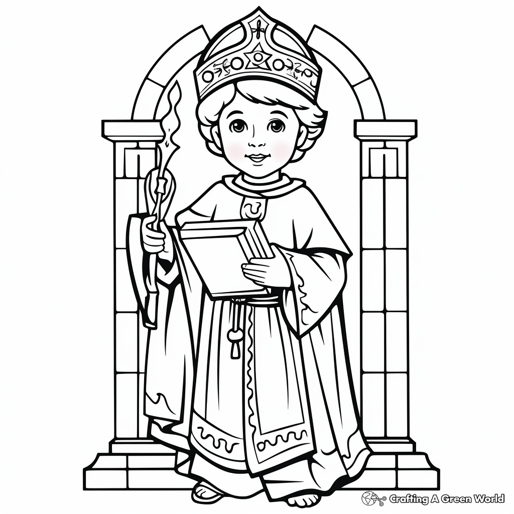 All saints day coloring pages