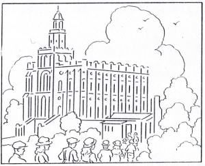 The st george temple lds coloring pages coloring pages coloring pages winter