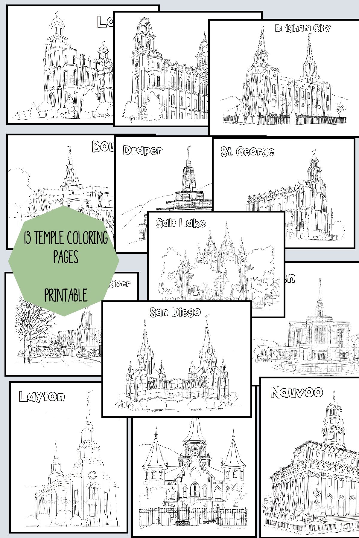 Lds coloring pages lds temple coloring pages lds primary