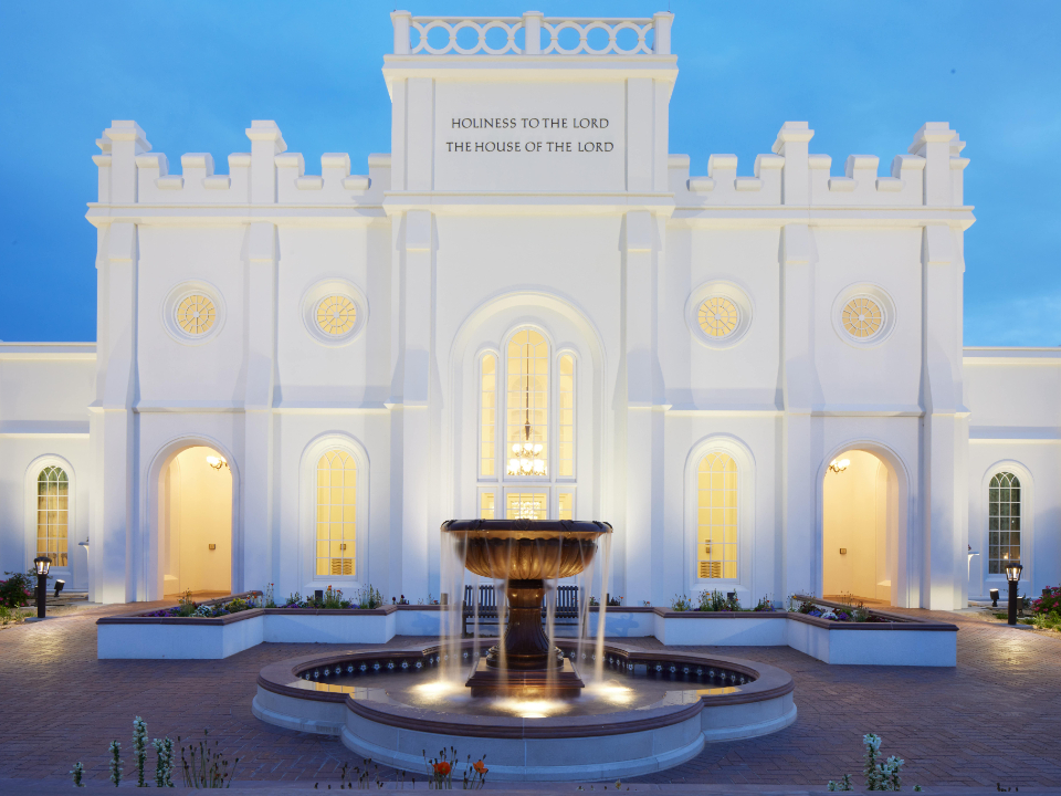 Renovated st gee utah temple ready for tours