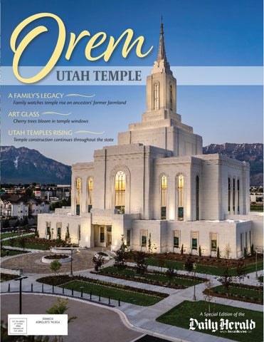 Orem utah temple magazine by daily herald