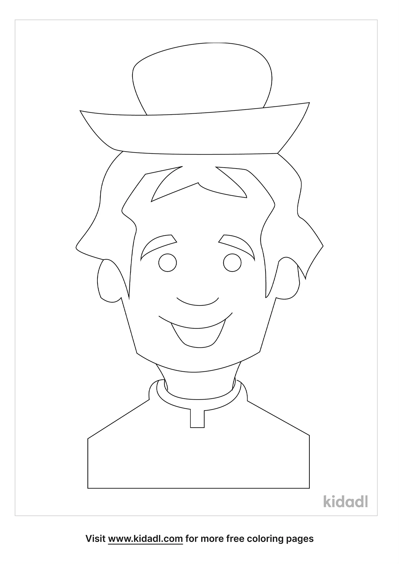 Free st john bosco coloring page coloring page printables