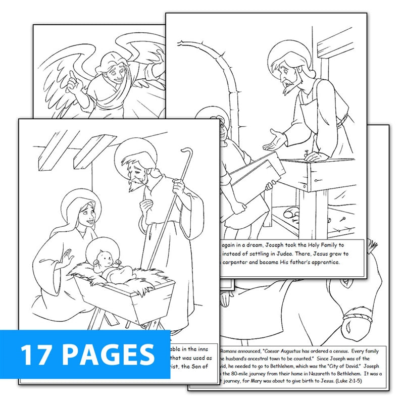 St joseph coloring book â holy heroes