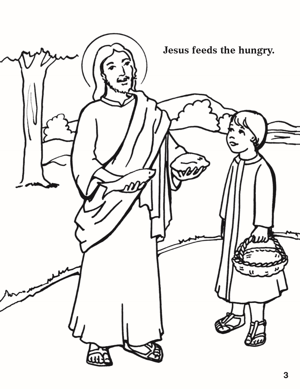 St joseph jesus coloring book