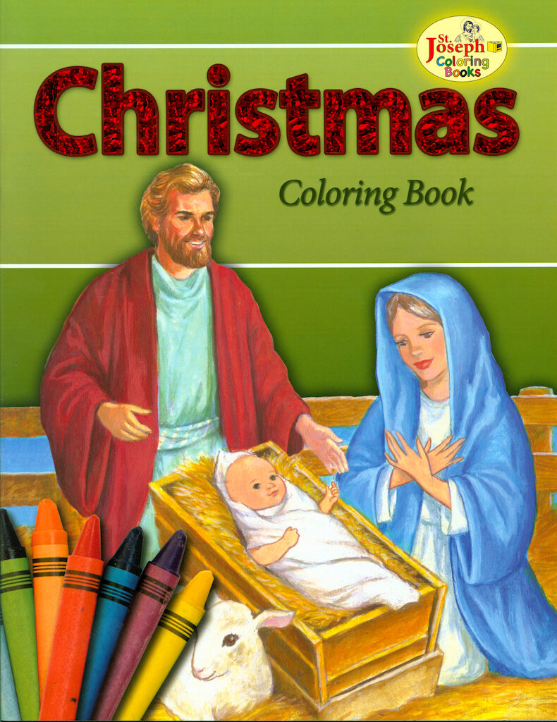 St joseph coloring books christmas coloring book english â catholiâ