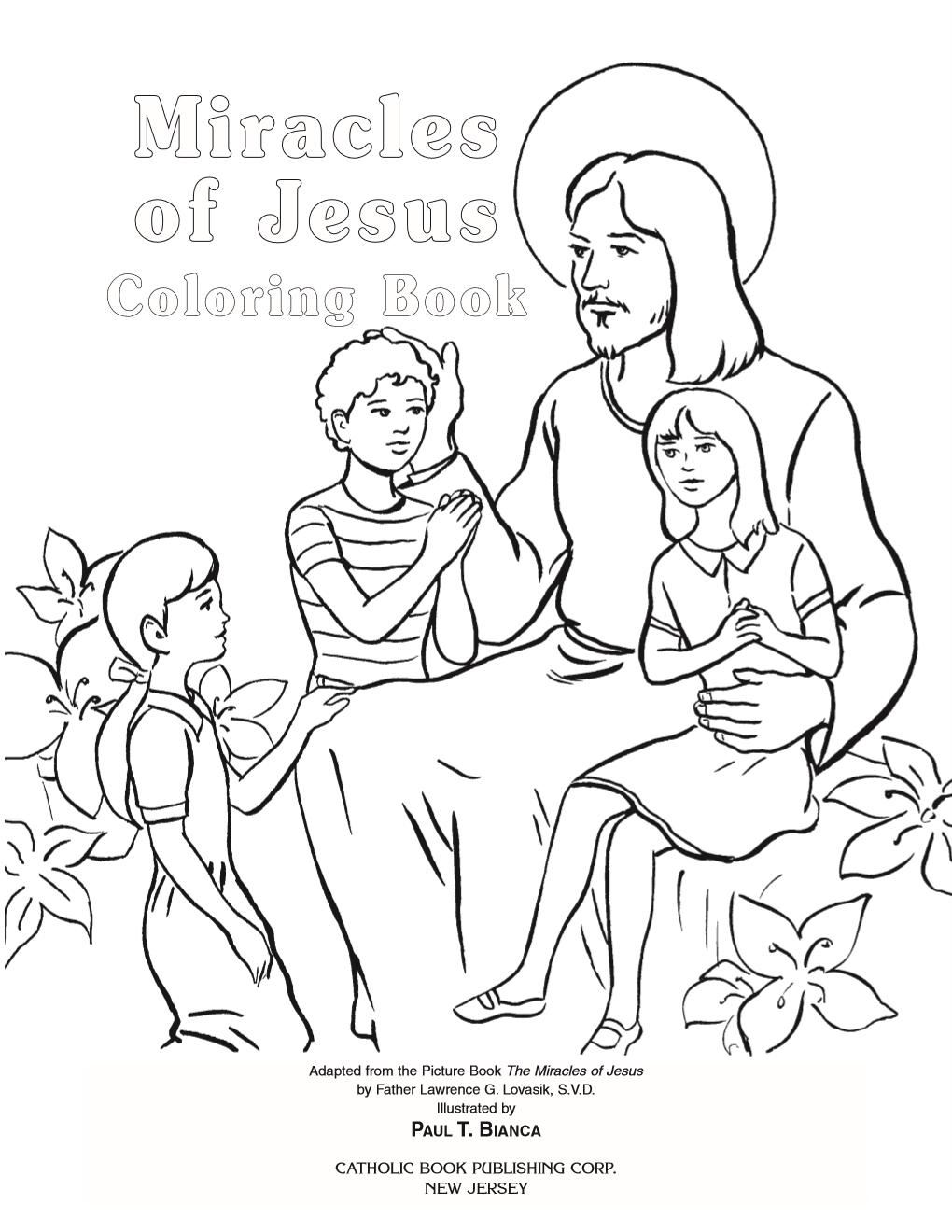 St joseph miracles of jesus coloring book