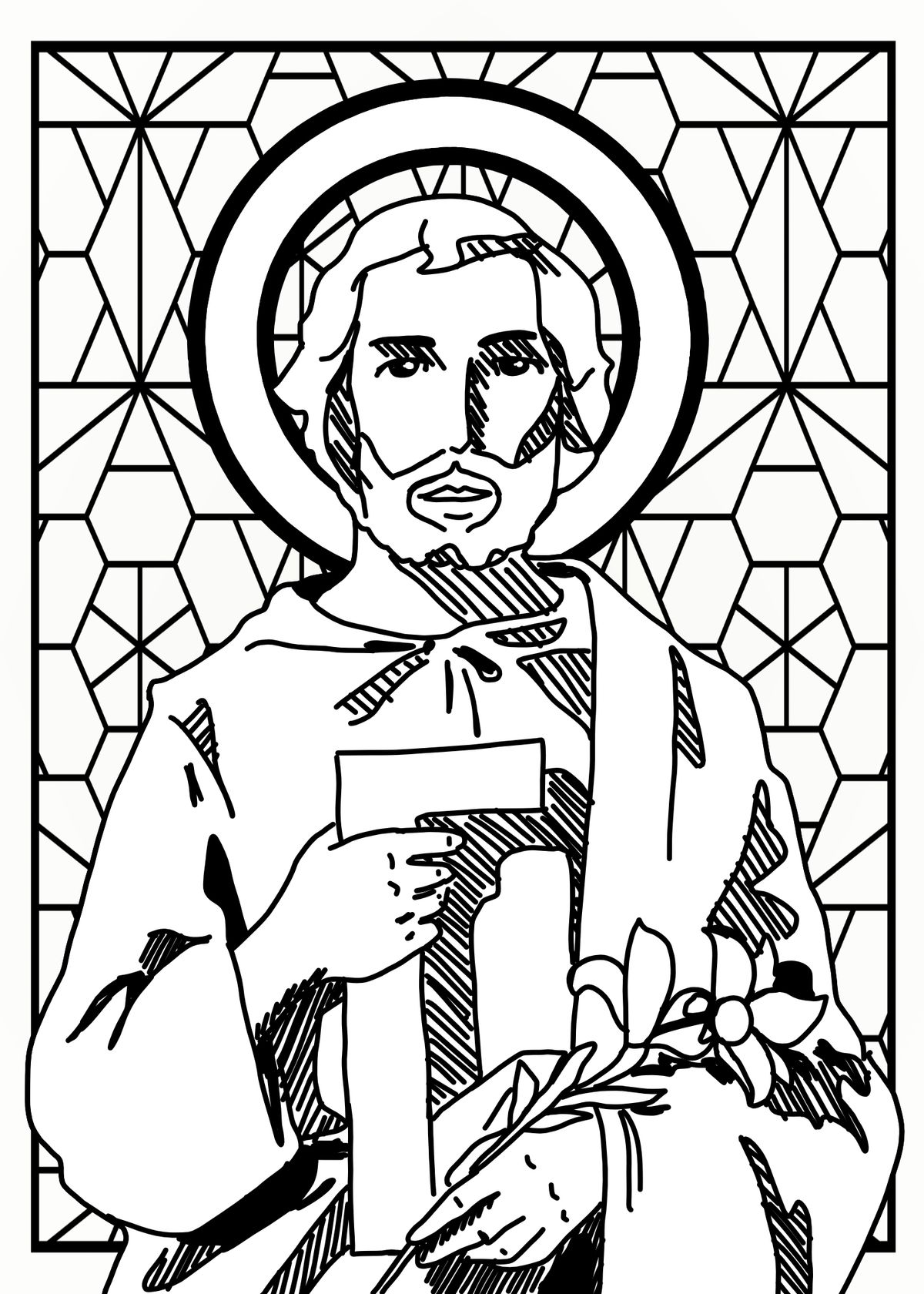 Saint joseph coloring pages