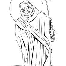 St joseph coloring pages