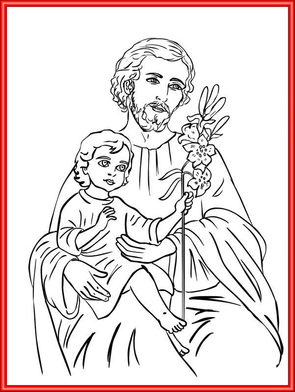 Free st joseph coloring pages download free st joseph coloring pages png images free cliparts on clipart library