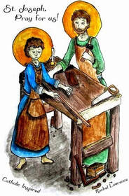 St joseph the worker â coloring page â pdf download