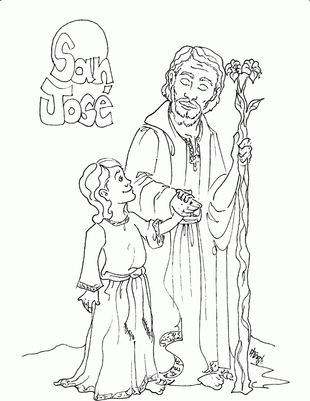 Free st joseph coloring pages download free st joseph coloring pages png images free cliparts on clipart library