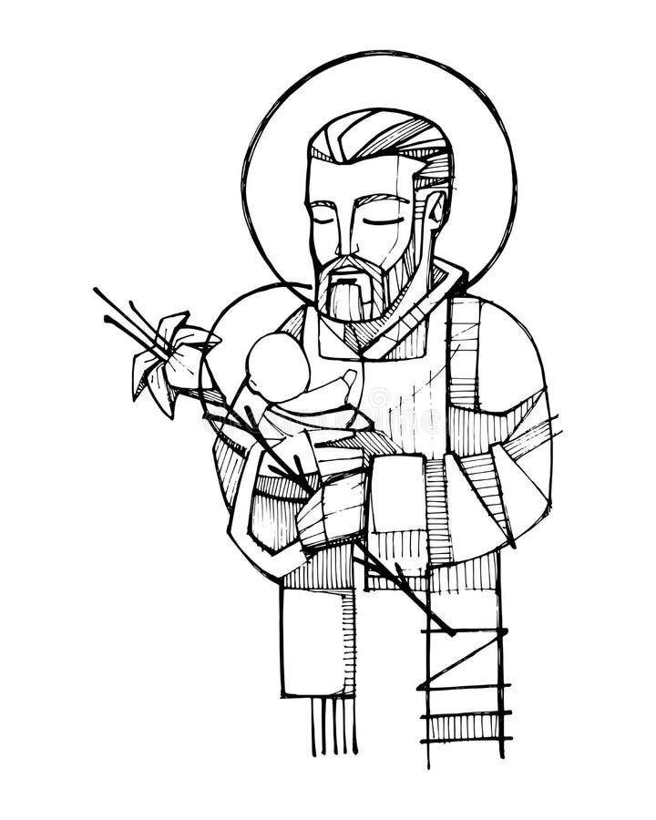 Saint joseph stock illustrations â saint joseph stock illustrations vectors clipart