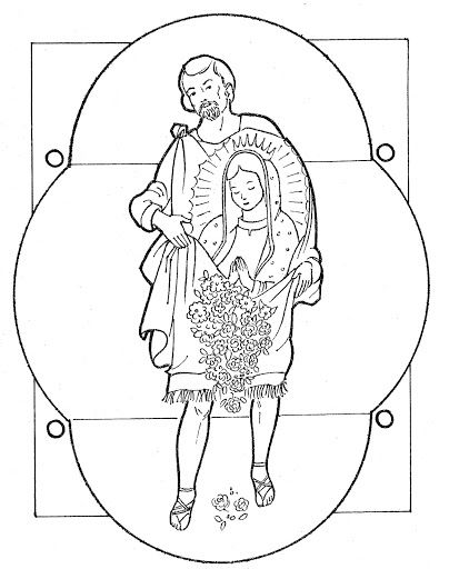 Juan diego and the virgin of guadalupe free coloring pages coloring pages free coloring pages catholic coloring